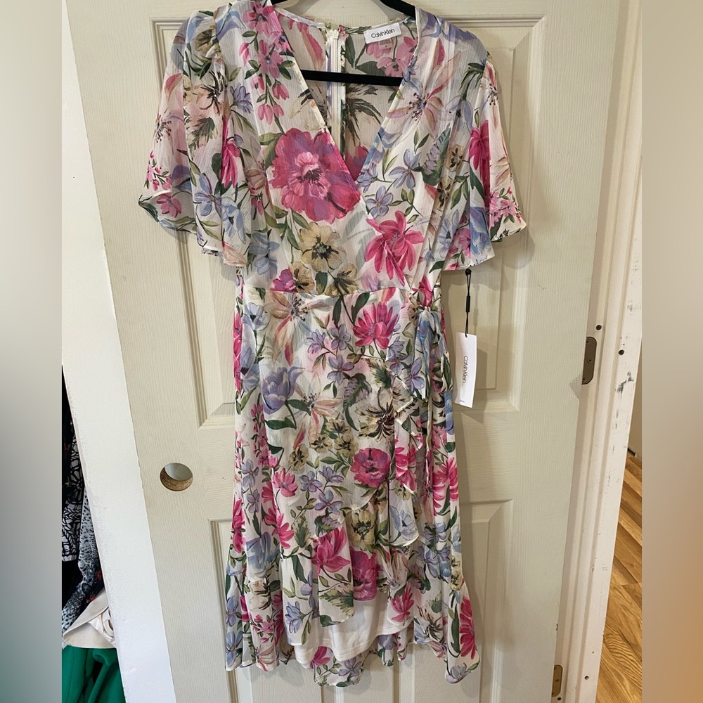 Calvin Klein floral dress